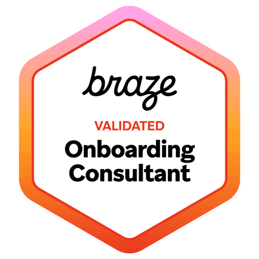 Braze Validated Onboarding Consultant credential